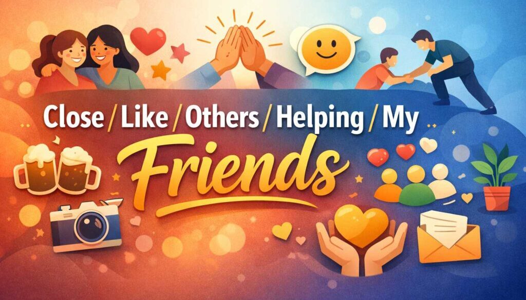 Close/Like/Others/Helping/My Friends