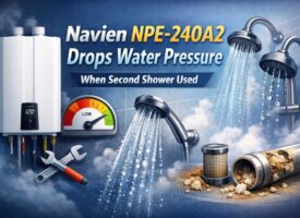 Navien Npe-240a2 Drops Water Pressure When Second Shower Used