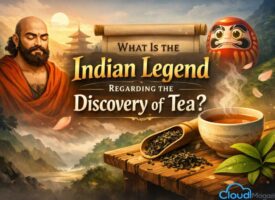 What Is the Indian Legend Regarding the Discovery of Tea